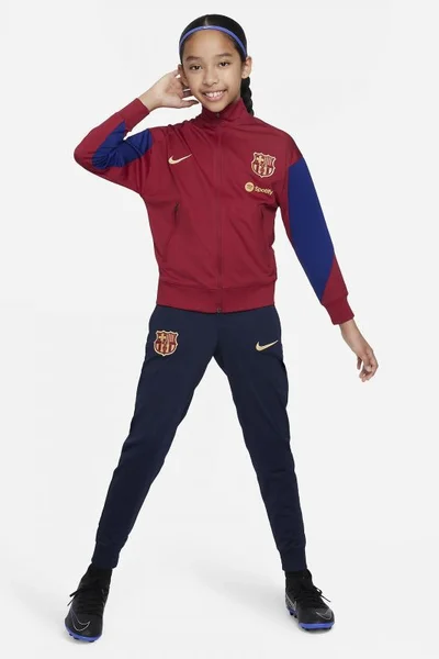 Mikina Nike FC Barcelona Strike TRK Suit Junior