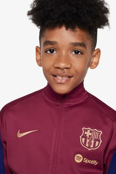 Mikina Nike FC Barcelona Strike TRK Suit Junior