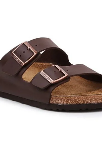 Žabky Birkenstock Arizona BS M hnědé - anatomicky tvarované Inny