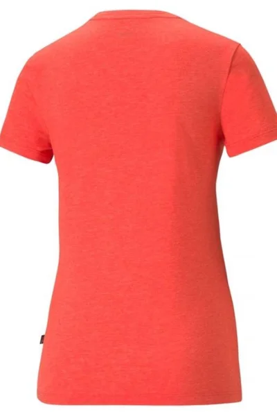 Dámské červené tričko Puma ESS Logo Heather W 586876 23