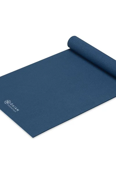 Jógová podložka GAIAM Essentials - modrá - 6mm - NBR pěna