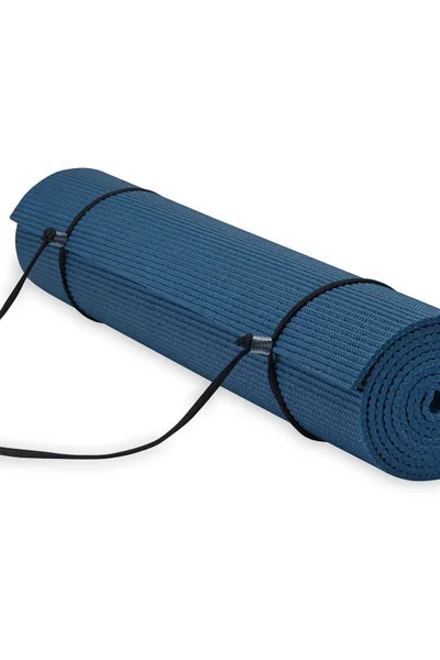 Jógová podložka GAIAM Essentials - modrá - 6mm - NBR pěna