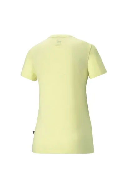 Žluté dámské tričko Puma ESS Logo Heather W 586876 40