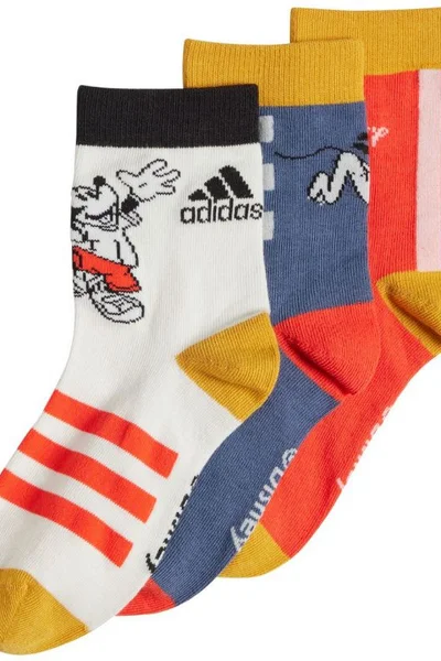 Adidas Ponožky Disney Mickey Mouse Junior 3 Párů