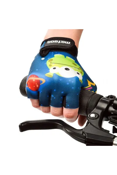Barevné cyklistické rukavice pro děti Meteor