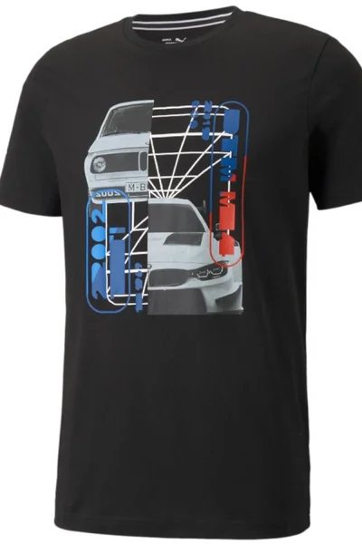 Černé pánské tričko Puma BMW Motorsport Graphic Tee M 531194-01