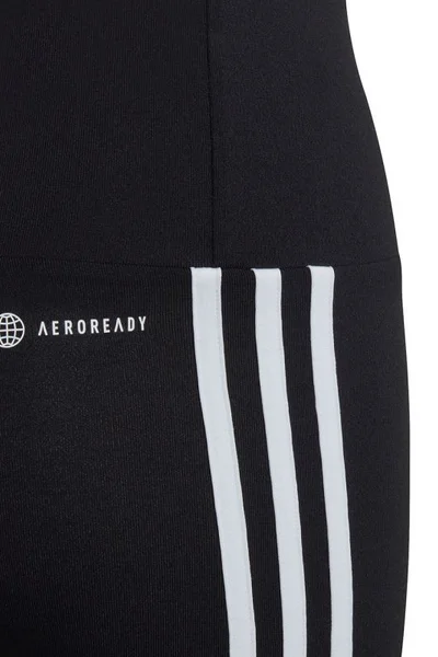 ADIDAS Dětské Aeroready treningové kraťasy s 3 proužky černé