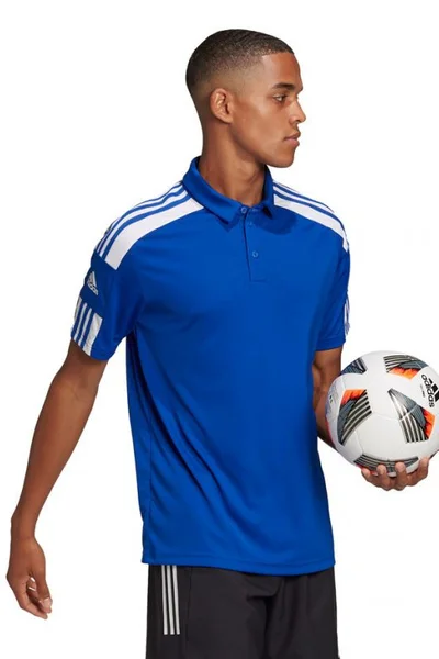 Modré fotbalové polo tričko Adidas Squadra 21 Polo M GP6427