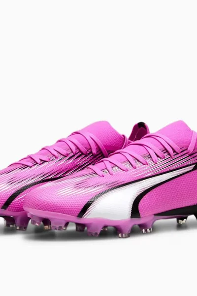 Růžové Pánské Fotbalové Boty Puma Ultra FG/MG