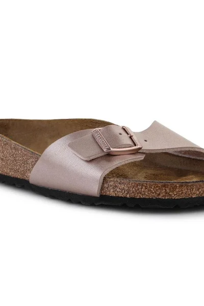 Birkenstock Madrid Copper - nastavitelné kožené žabky