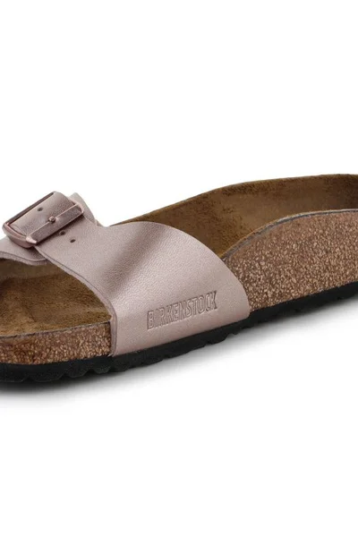 Birkenstock Madrid Copper - nastavitelné kožené žabky