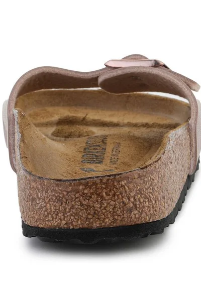 Birkenstock Madrid Copper - nastavitelné kožené žabky