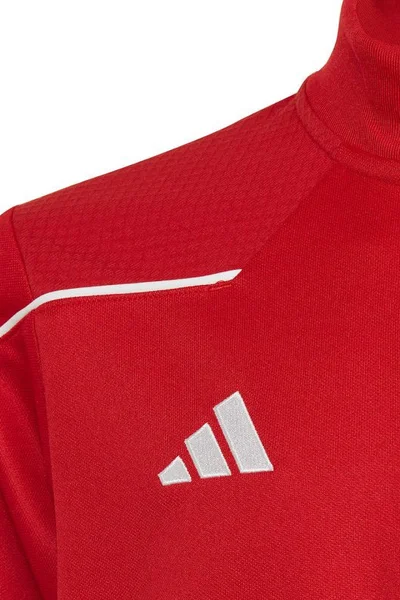 Dětská červená fotbalová mikina s technologií Aeroready - Adidas