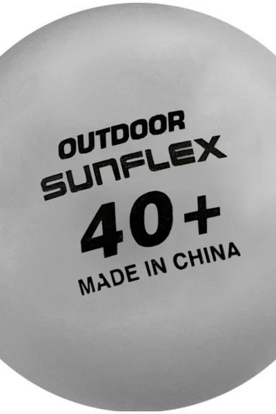 Stolní tenisové míčky Sunflex Outdoor – 6 ks - bílá