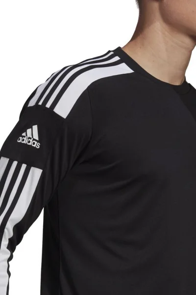 Adidas mužské fotbalové tričko s dlouhým rukávem černé