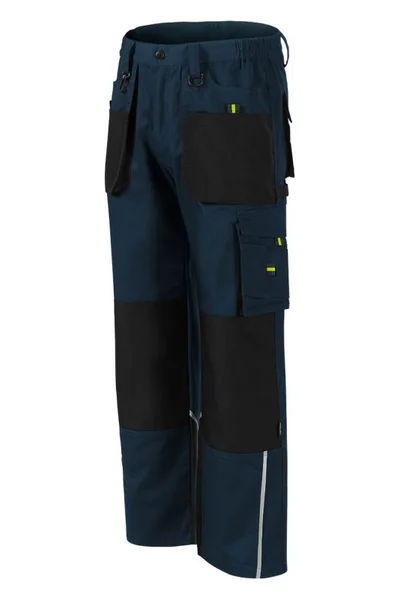 Pracovní kalhoty Rimeck Ranger M navy blue s reflexními prvky