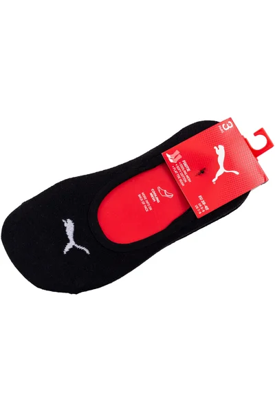 Puma 3Pack Černé Sportovní Ponožky s Chladivou Síťovinou