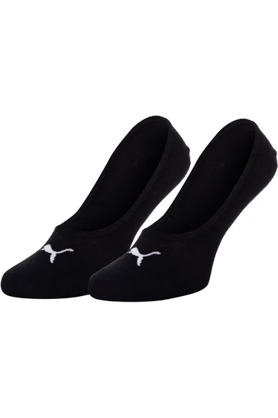 Puma 3Pack Černé Sportovní Ponožky s Chladivou Síťovinou