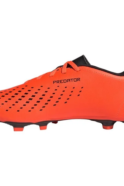 Oranžové pánské kopačky adidas Predator FG na přírodní trávě