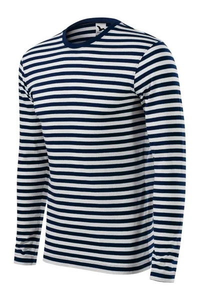 Modro-bílá pruhovaná pánská košile Malfini Sailor LS