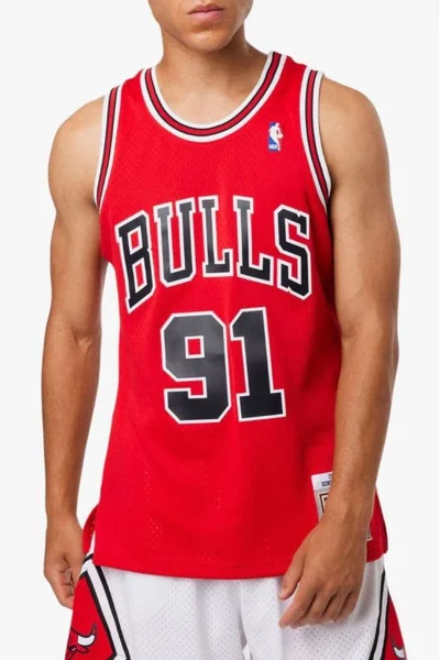 Mitchell & Ness tričko Chicago Bulls Dennis Rodman M - Inny