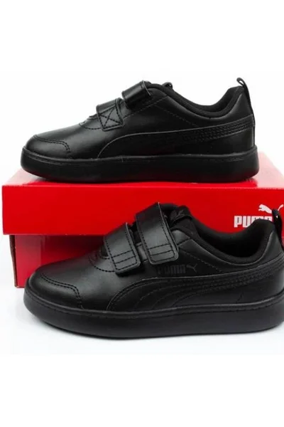 Zipové dětské tenisky Puma FlexiFit s ekologickou kůží