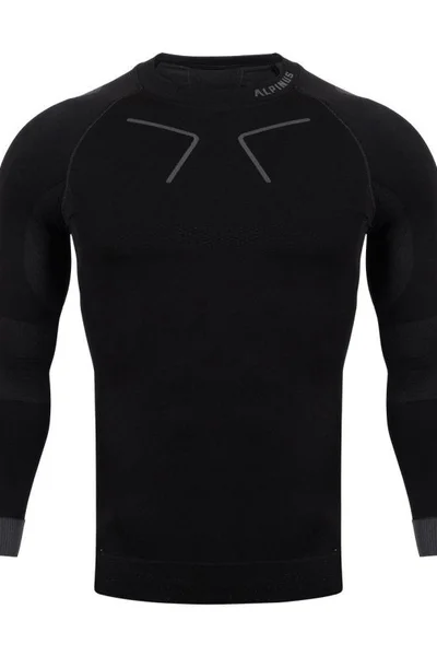 Černo-šedé pánské termo triko Alpinus Tactical Base Layer M GT43219