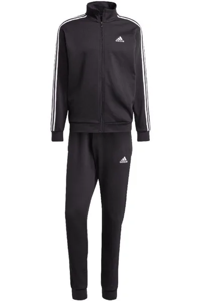 Sportovní pánská tepláková souprava adidas Basic 3-Stripes Black