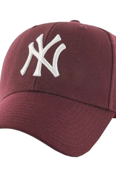 Univerzální kšiltovka New York Yankees vínová