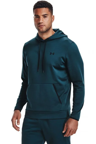 Mikina Under Armour ColdGear fleecová s kapucí - pánská - zelená