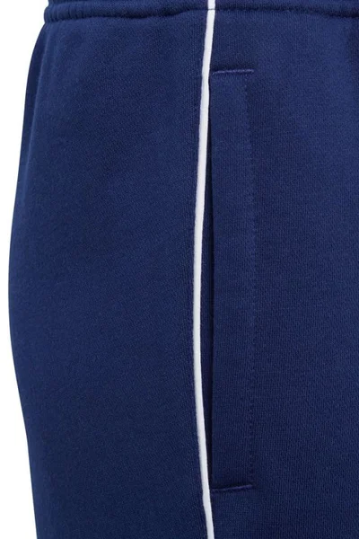 Modré chlapecké tepláky Adidas Core 18 Sweat Pant Jr CV3958