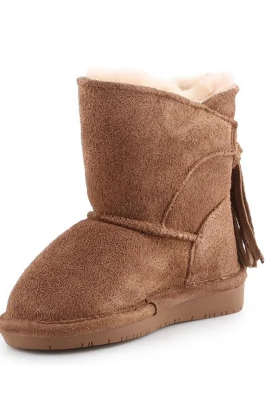 Hnědé dětské sněhule Bearpaw Mia Toddler Jr 2062T-220 Hickory II