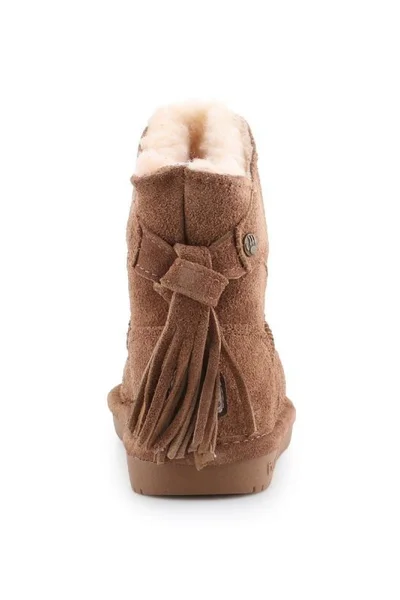 Hnědé dětské sněhule Bearpaw Mia Toddler Jr 2062T-220 Hickory II