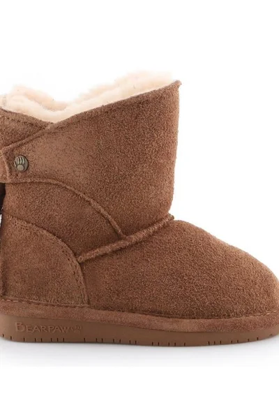 Hnědé dětské sněhule Bearpaw Mia Toddler Jr 2062T-220 Hickory II