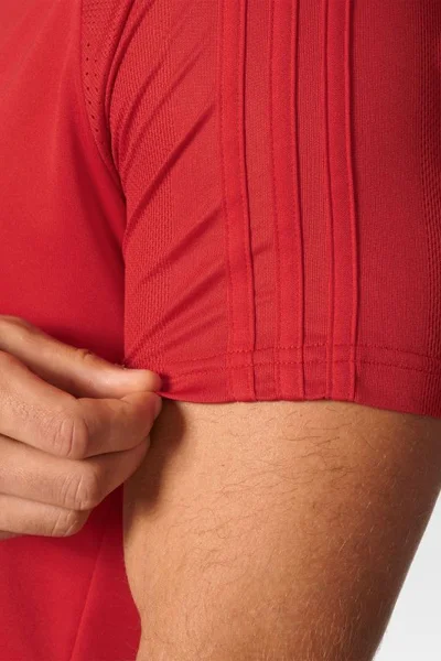 Červené pánské tréninkové tričko Adidas Tiro 17 M BP8557