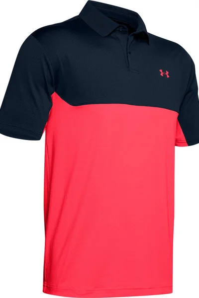 Pánské tmavě modro-korálové polo tričko Under Armour 1355485