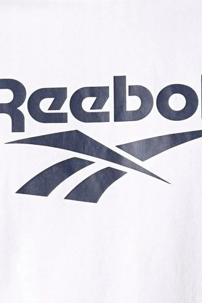 Reebok Unisex Funkční Tričko Bílá Bavlna