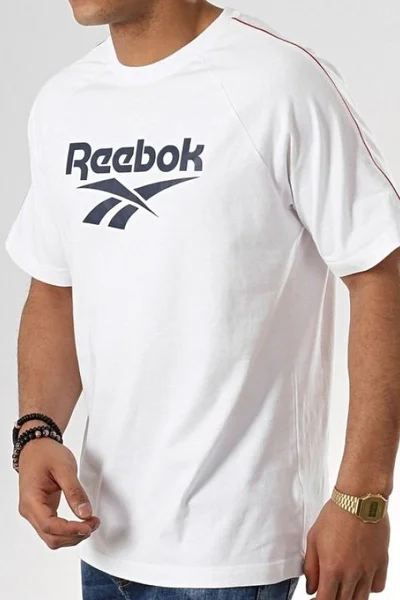 Reebok Unisex Funkční Tričko Bílá Bavlna