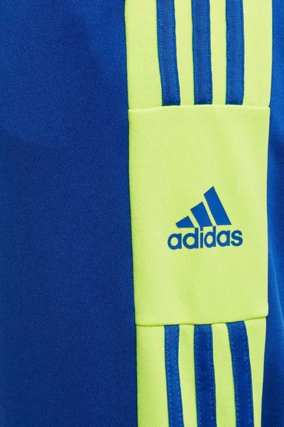 Juniorské fotbalové kalhoty adidas Squadra modro-žluté