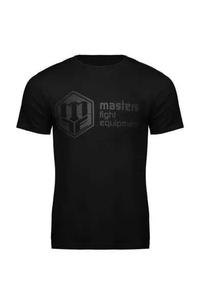 Černé pánské tričko Masters s matným potiskem