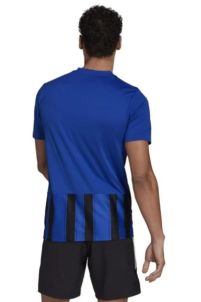 Modro-černé pruhované tričko pánské Adidas 21 JSY M GV1380
