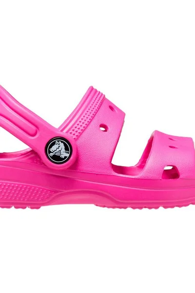 Crocs Klasické dětské sandály růžové s antibakteriálním vnitřkem