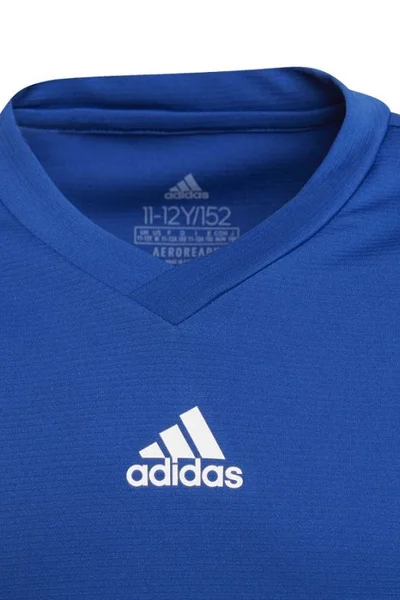 Modré pánské zápasové tričko Adidas Team Base Tee Jr GK9087