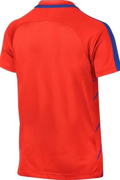 Juniorské fotbalové oranžovo-modré tričko Nike Dry Squad 833008-852