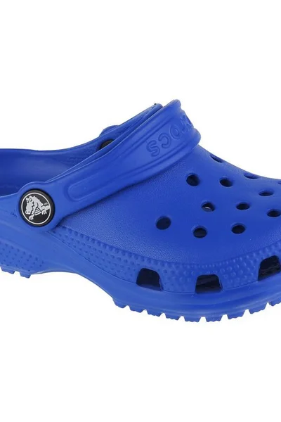 Modré dětské žabky Crocs s lehkou konstrukcí