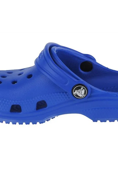 Modré dětské žabky Crocs s lehkou konstrukcí