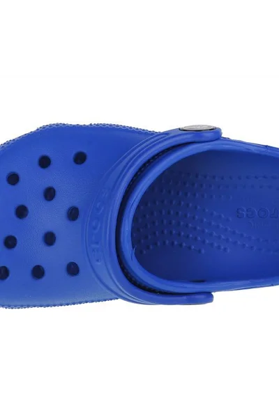 Modré dětské žabky Crocs s lehkou konstrukcí