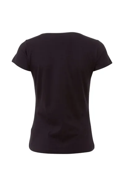 Dámské černé tričko Kappa Halina W 308000 19-4006