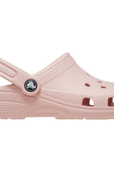 Crocs Dřeváky pro děti růžové s rotujícím popruhem