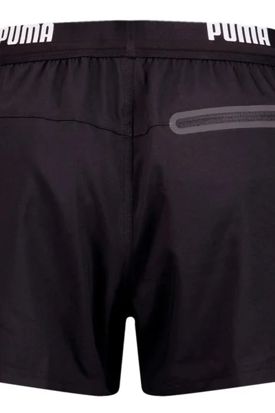 Plavecké šortky Puma Logo Short Length M - černé